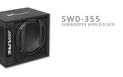 SWD-355, SubWoofer Amplificato in cassa