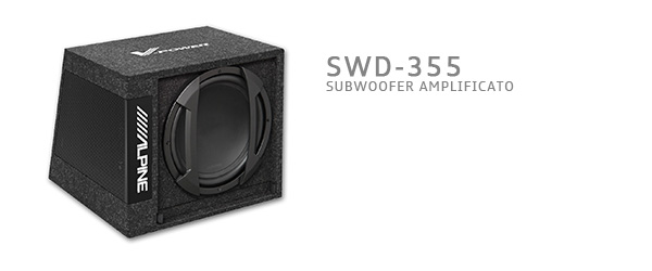 SWD-355, SubWoofer Amplificato in cassa