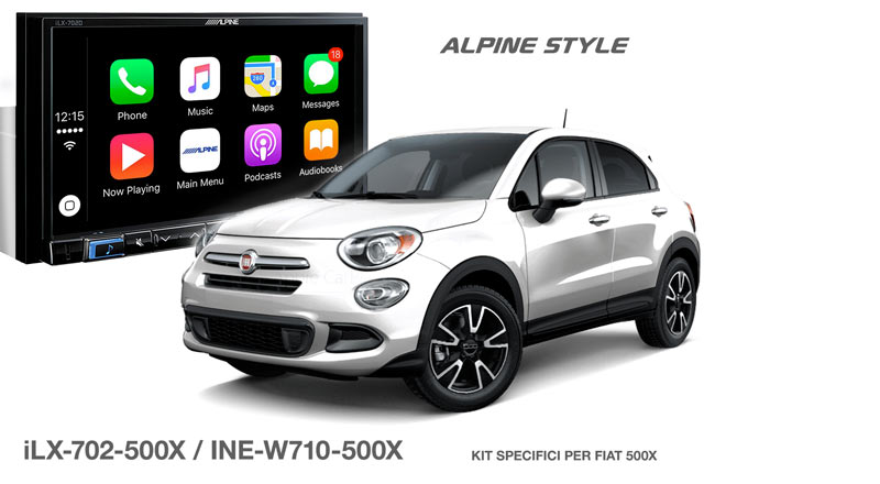 iLX-702D-500X e INE-W710D-500X dedicati FIAT 500X